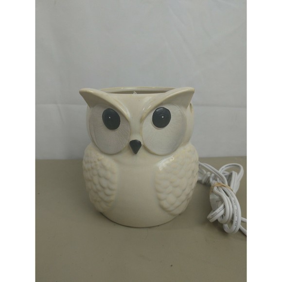 Intertek Ceramic Owl Night Light Nature Works with Bulb Tested and Works 7" - Picture 1 of 7